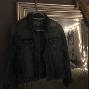 ripped jean jacket